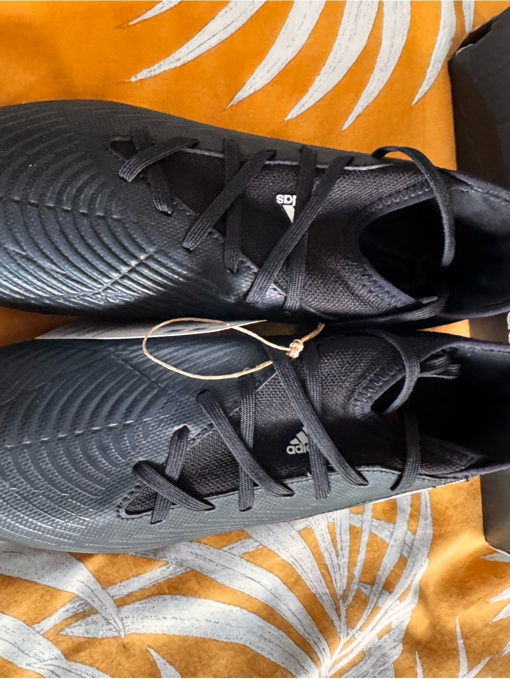 adidas Black Shoe Box with Label
